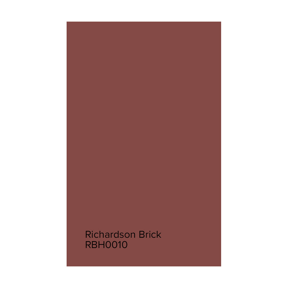 Room and Board Paint by Hirshfield&#39;s Large Paint Swatch of Richardson Brick.