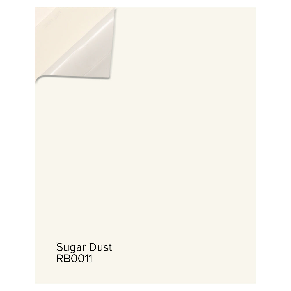 Peel and stick color sample of 0011 Sugar Dust, available at Room &amp; Board.