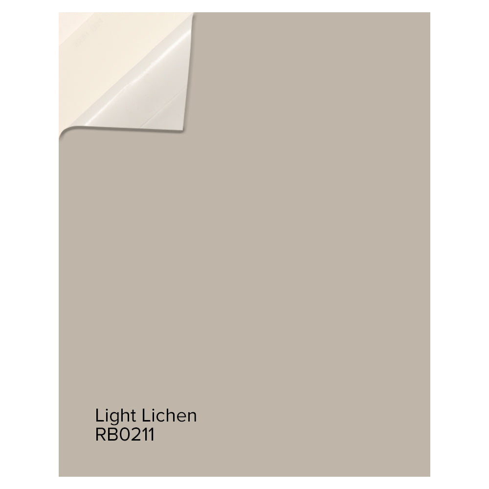 Peel and stick paint color sample in 0211 Light Lichen, Room &amp; Board Paint by Hirshfield&#39;s.