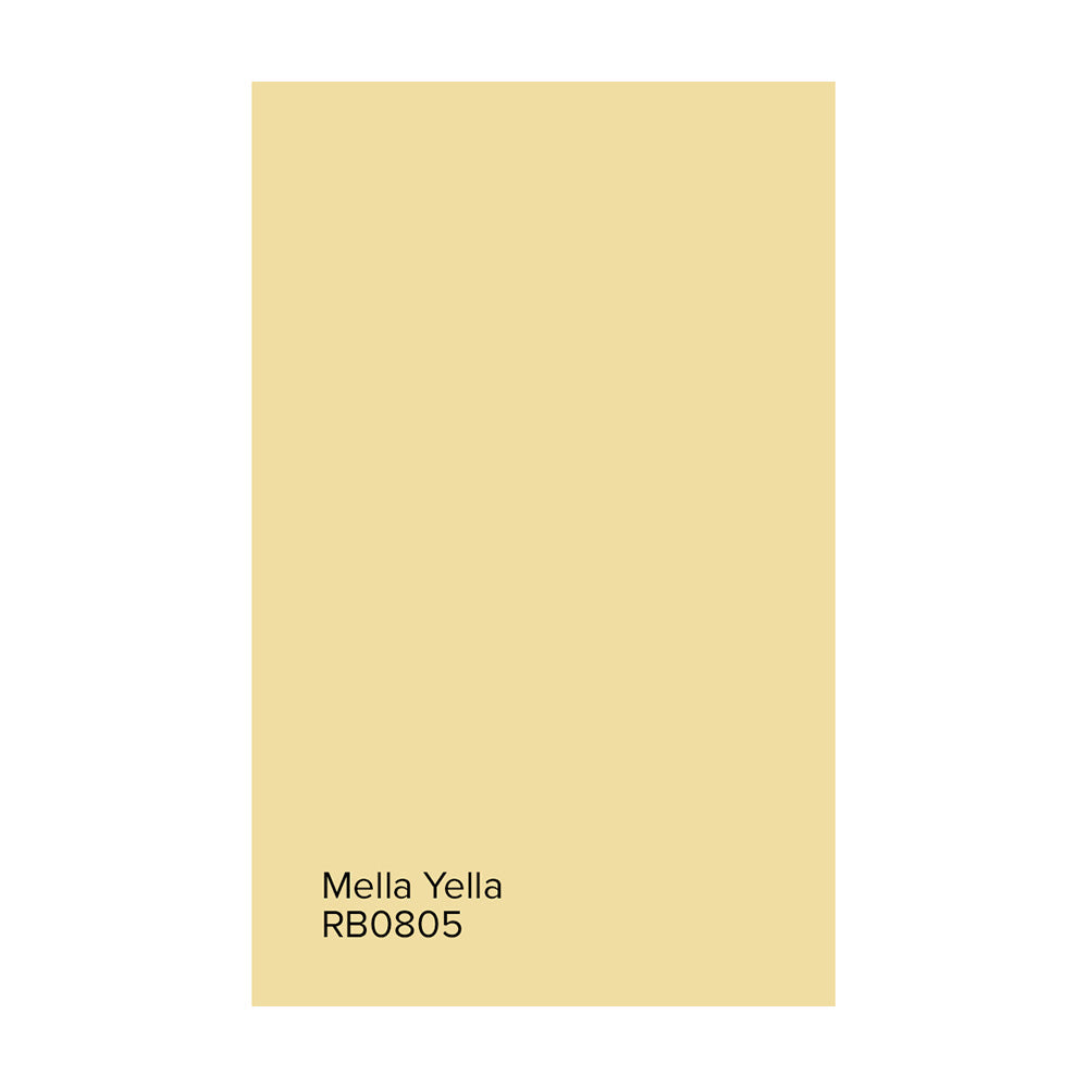 Room and Board Paint by Hirshfield&#39;s Large Paint Swatch of Mella Yella.