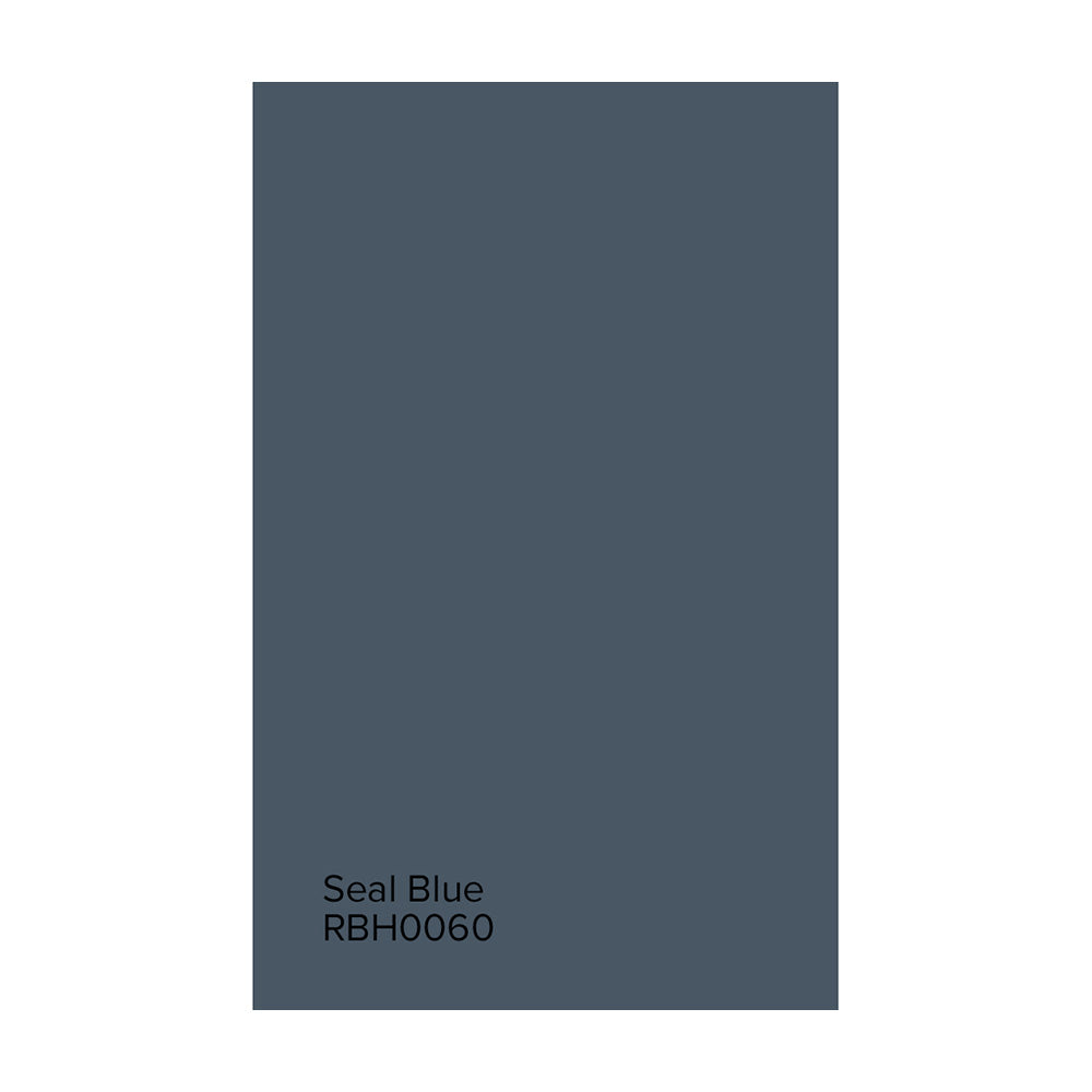 Room and Board Paint by Hirshfield&#39;s Large Paint Swatch of Seal Blue.